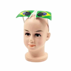 Óculos Do Brasil Bandeira Torcedor Copa Do Mundo Verde - comprar online