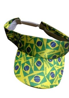Viseira Brasil Copa Do Mundo 2018 Verde Amarelo Bandeira