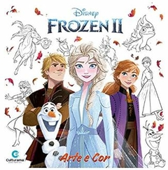 Livro Arte & Colorir Frozen 2 Disney 36 Páginas Culturama