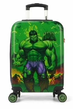 Imagem do Mala Infantil Bordo Hulk Marvel 360 ABS Luxcel Original