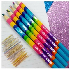 Lápis de Cor Jumbo Colorcis Multi de 4 Cores 24 Unidades