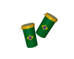 Apito Plástico Brasil Verde/ Amarelo Copa do Mundo Promoção - comprar online