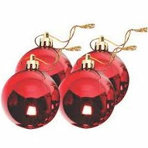 Bola de Natal Nº6 Com 3 Unidades Cromada Cores Wincy - comprar online
