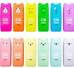 Caneta Marca Texto Cis Fun Mini 12 Cores Neon e Pastel 36 Unidades - comprar online