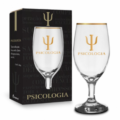 Taça Windsor Profissões Psicologia 330ml Série Ouro Brasfoot