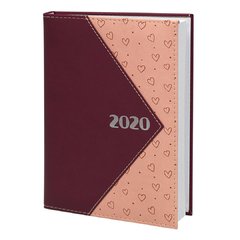 Agenda 2020 Pequena Dac Rosa E Vinho Costurada
