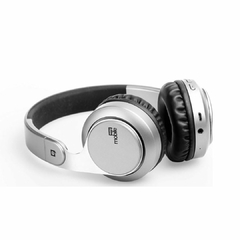 Headphone Bluetooth Breeze S1 Bass Sem Fio Easy Mobile Prata - Mundo Variedades
