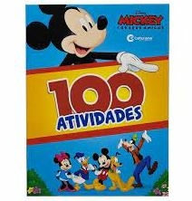 Livro 100 Atividades Mickey e os Seus Amigos Culturama Disney
