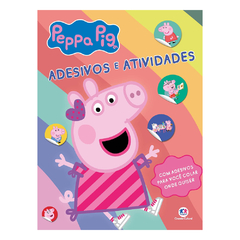 Livro Infantil Atividades E Adesivos Peppa Pig Escolar