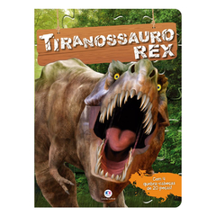 Livro Quebra-Cabeça 4 Infantil Dinossauro Tiranossauro Rex