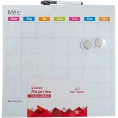 Lousa Magnética Quadro Imã Planejamento Mensal Notes Board - comprar online