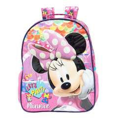 Mochila Costas Minnie Mouse Let's Party G Original Xeryus - loja online