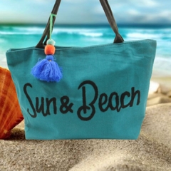 Bolsa Praia Piscina Neon Tecido Feminina Sun & Beach Verão - comprar online
