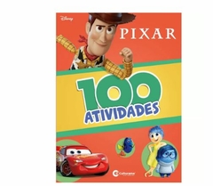 Livro 100 Atividades Desenhos Pixar Personagens Culturama