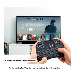 Mini Teclado Bluetooth Controle Tv Box Pc Box Smart Keyboard - Mundo Variedades