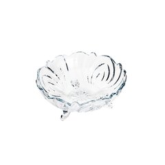 Centro de Mesa Decorativo Flower Vidro Lyor Decoração 24cm