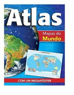 Atlas Mapas Do Mundo Com Um Megapôster Ciranda Cultural