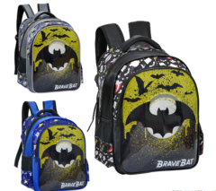 Mochila Costas Brave Bat Batman Yeep Grande Batman Escolar - loja online