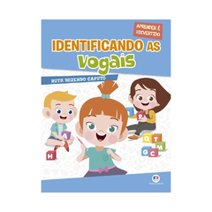 Livro Infantil Identificando As Vogais Escolar Aprendizado