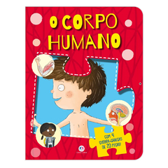 Livro Quebra-Cabeça 4 Infantil Aprendizado O Corpo Humano