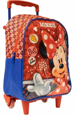Mochila Rodinhas Minnie Mouse X1 Vermelha Original Xeryus - comprar online