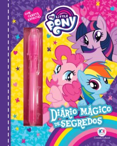 Diário My Little Pony Diário Mágico de Segredos Com Caneta