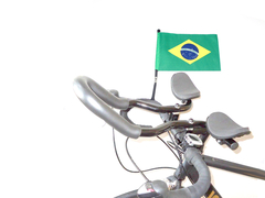 Kit 10 Bandeira Do Brasil Para Moto Haste Bicicleta Torcedor - loja online