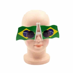 Óculos Do Brasil Bandeira Torcedor Copa Do Mundo Verde