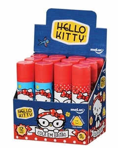Kit 12 Colas em Bastão Hello Kitty Molin 9g Escolar Atacado