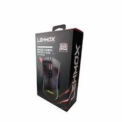 Mouse Gamer Macros Customizáveis Led Rgb 6400 Dpi Lehmox - comprar online
