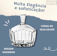 Bomboniere De Vidro Brasilia City Glass 11cm Baleiro Enfeite - Mundo Variedades