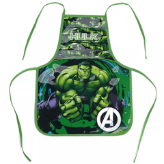 Avental Infantil Luxcel Escolar Vingadores Hulk Verde Marvel