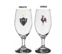 Taça Windsor Atlético Mineiro Presente Galo 330ml Brasfoot - comprar online