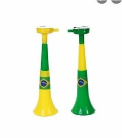 Corneta Torcedor Brasil Copa Do Mundo 2022 Verde E Amarela