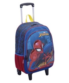 Mochila de Rodinhas 360 Marvel Homem Aranha Azul - Pedagógica - Papelaria,  Livraria, Artesanato, Festa e Fantasia