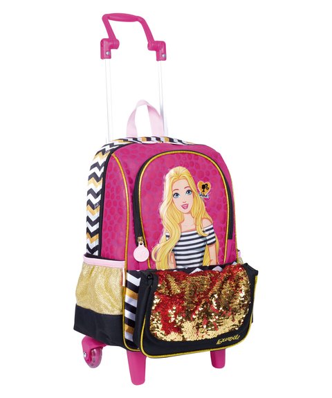 Mochila De Rodinhas Barbie A Princesa E A Pop Star Com Luz em Promoção na  Americanas