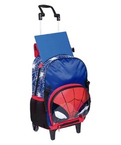 Mochila de Rodinhas Spider-Man Homem Aranha 19Z Luz e Capa na internet