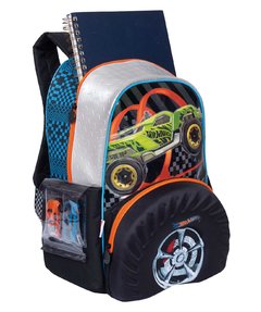 Mochila Grande Hot Wheels 19z Costas Roda Preta Original na internet