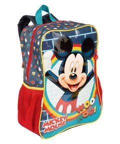 Mochila Costas Mickey Mouse 19M Grande Azul Original Sestini - loja online