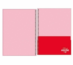 Kit 4 Cadernos Espiral Love Pink Rosa 80 Folhas Tilibra - comprar online