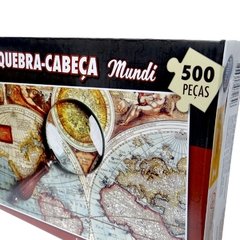 Quebra-Cabeça Mundi 500 Peças Puzzle Mundo Pais & Filhos - Mundo Variedades