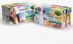 Máscara Cirúrgica Tripla Camada - Coloridas PROTDESC - comprar online