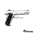 Pistola Tisas Zig M1911 Stainless Inox .45 ACP