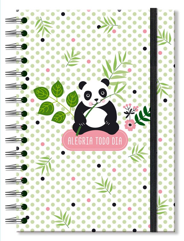 Caderno clássico Panda