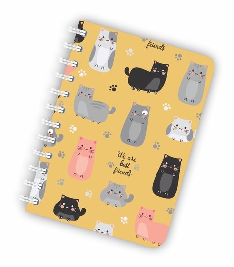 Caderno mini Gato
