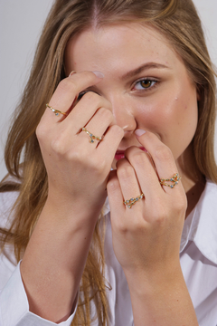 Anillo de Tauro en plata con o sin baño de oro - Lily Silvestre - Joias personalizadas e exclusivas