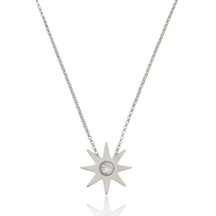 950 Sterling Silver Sun necklace gold plated or not