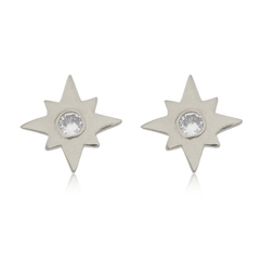 Sterling Silver or Gold plated Star earrings