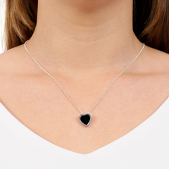 Collar Corazoncito de Ónix - comprar online