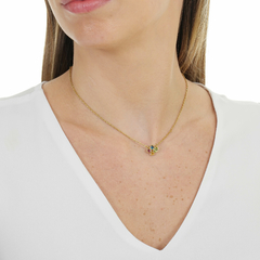 Collar mosaico con piedras Brasileñas - comprar online